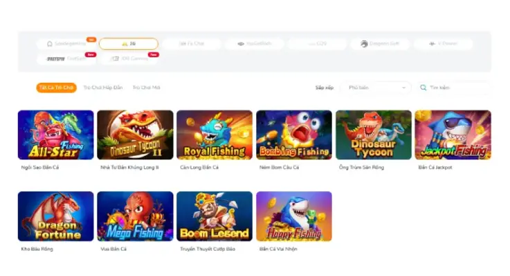 888SLOT mang đến nhiều game bắn cá hay
