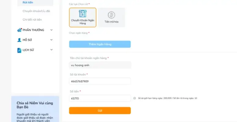 Luôn lưu lại biên lai rút tiền tại nhà cái 888SLOT